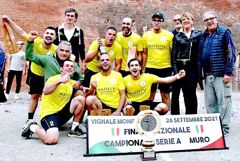 Il Vignale si aggiudica lo scudetto del Muro